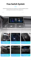 Lecteur multimédia automobile Android 14 pour BMW X5 E70 X6 E71 2007-2013, écran radio, système d'origine CCC CIC, navigation, stéréo, Carplay, Auto 4G