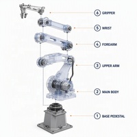 Robot palettiseur automatique pour sacs tissés, machine robotique spéciale pour palettisation de sacs de riz et de ciment de 100 kg