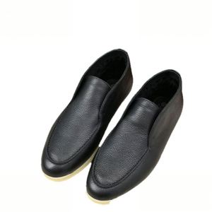 Chaussures en cuir décontractées pour hommes, style italien, à enfiler, pour la marche en toute simplicité. - Product Image 5