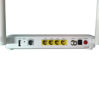 Terminal GPON F6600R 4GE+1USB+1TEL+CATV+WiFi 6 ONT de Doble Banda, Equipo de Fibra Óptica FTTH, Gigabit Ethernet, 1 Año de Garantía