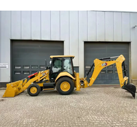 Mini chargeuse sur pneus Caterpillar 424 d'occasion avec composants principaux Moteur de boîte de vitesses; Lancement de la chargeuse-pelleteuse