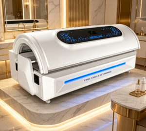 Cabina de Bronceado Profesional, Solárium Horizontal para Bronceado de Cuerpo Completo, Máquina de Bronceado con Spray - Product Image 1