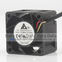 Ventilateur de refroidissement original Delta 5V 24V 48V DC 12V 0.60A AC EC 4028 40X40X28MM 4CM PWM à quatre fils pour serveur, convertisseur de fréquence FFB0412GHN
