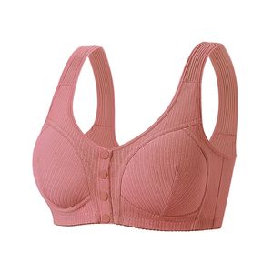 Ropa interior de mujer de alta calidad, Sujetador de algodón de Estilo Chaleco, sujetador de talla grande transpirable inalámbrico suave para todos los días para mujeres de mediana edad - Product Image 6