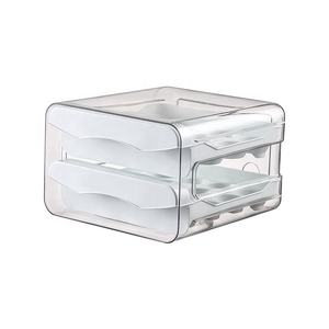 Vacane-cajón organizador de cocina transparente, bandeja de almacenamiento de huevos de plástico para nevera, 24 rejillas, nuevo - Product Image 2