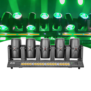 WJ800 2026 Nuevo y Popular Foco Móvil de Doble Cara con 10 LED y <span class=keywords><strong>Efectos</strong></span> Estroboscópicos para Discotecas y Bares - Product Image 1