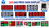 Module LED à sept segments à bas prix, tailles 12'', 16'', 18'', 24'', écran d'affichage des prix pour stations-service