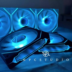 Venta al por mayor 120mm <span class=keywords><strong>Super</strong></span> ARGB Macho Pink Prism 5PRO NPC's Silent PC <span class=keywords><strong>Case</strong></span> LED Ventiladores de refrigeración de plástico 5V 3Pin Conector para CPU Gaming - Product Image 1