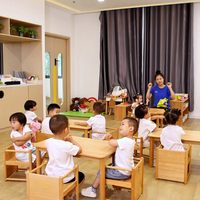 Meubles en bois Montessori pour la maternelle, chaises en bois pour enfants, ensembles de chaises en bois pour la maternelle, chaises pour bébés, mobilier de classe