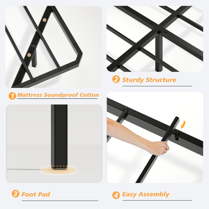 New Arrival Adjustable Convertible Wood <b>Frame</b> Floating Beds High Quality Factory Wholesale Furniture Bed Accessories Legs - Product Image 6
