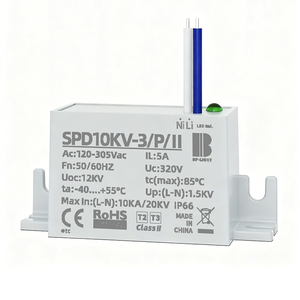 Protezione da Sovratensione LED Arancione 10 <span class=keywords><strong>KA</strong></span> 10kv 20kv, Dispositivo di Protezione da Sovratensione per Illuminazione Stradale LED SPD10KV-3/<span class=keywords><strong>P</strong></span>/M - Product Image 4