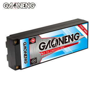 GNB GAONENG 6200MAH 2S 2S1P 7.4V 90C 180C 5.0mm Baterai LiPo Hard Case Bullet 1:10 1/10 Skala Mobil RC Perahu Drift - Product Image 5
