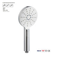 Pommeau de douche haute pression en acier inoxydable 304 brossé pour grande salle de bain
