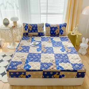 Không Thấm Nước Polyester Chải Vải Nệm Bảo Vệ Bìa Được Trang Bị Tấm Ga Giường Thiết Lập In Mô Hình Cho Vua & Nữ Hoàng Kích Thước Giường - Product Image 5