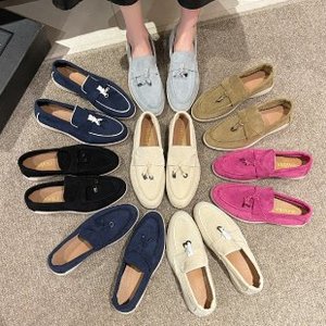 <span class=keywords><strong>Mocasines</strong></span> de <span class=keywords><strong>Mujer</strong></span> 2026 Otoño Nuevos Sólidos Duraderos Talla Grande Suela Blanda Sin Cordones Estilo Europeo Americano Casual Zapatos Planos de Punta Redonda - Product Image 2