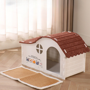Cave pour chat en feutre polyester de qualité supérieure – Lit pour chat pliable et résistant aux griffures pour chatons et chats de grande taille - Product Image 3