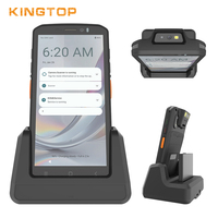 Lecteur de codes-barres portable Android 14.0 de 5,45 pouces, scanner 2D QR 4G NFC, collecteur de données robuste IP68 64 Go pour entrepôt logistique