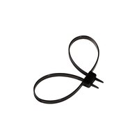 Menottes en nylon autobloquantes jetables Attache de câble en plastique double flexible Attache à fermeture éclair Bande de reliure industrielle 550mm 3.6mm