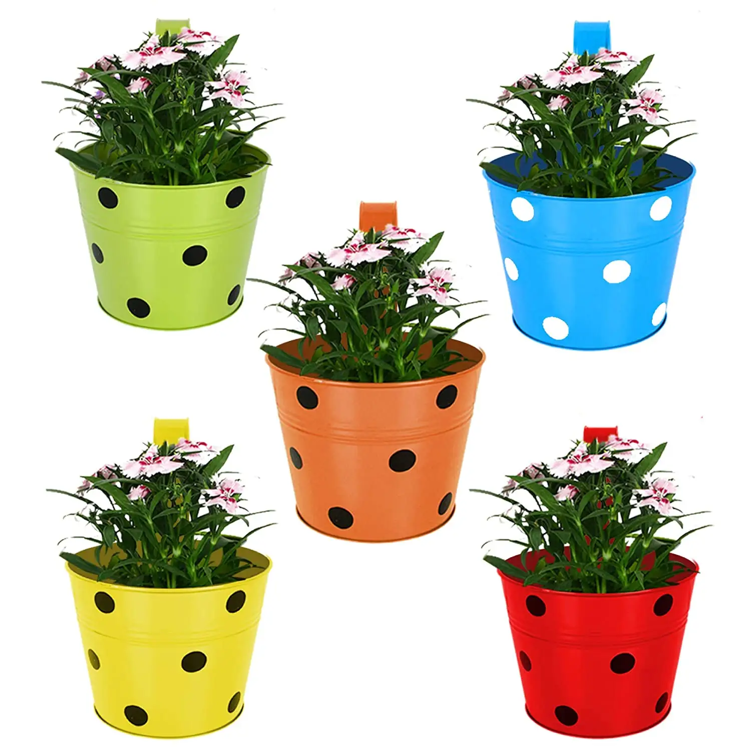 High Quality Mini Metal Planter Customizable Flower Pots for Balcony Garden Home Garden Planters At wholesale Price From India