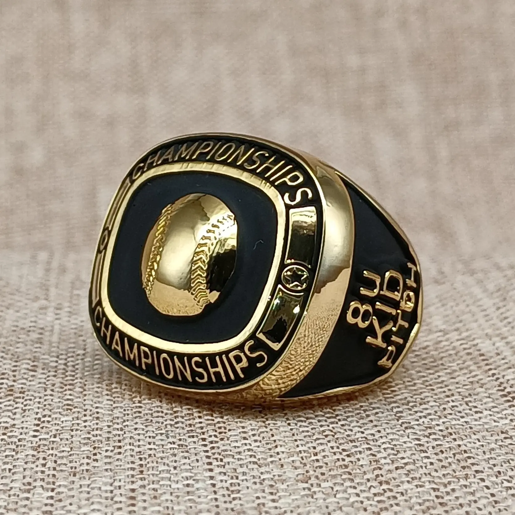 Anéis personalizados do campeonato softball meninas