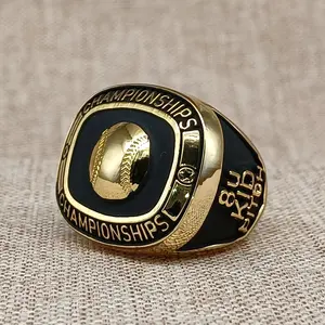 Anillos de campeonato de softball para niñas, competición personalizada