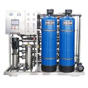 500L/HR a 2000L/hr Sistema de ósmosis inversa industrial RO Sistema purificador de purificación de agua pura comercial potable