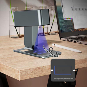 Graveur laser à diode pliable haute vitesse YHS 5W, machine de marquage laser portable de bureau sur bois - Product Image 2