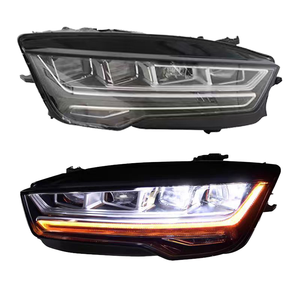 新しい2011-2018アウディA7 <span class=keywords><strong>RS7</strong></span> S7ダイナミックシグナル<span class=keywords><strong>LED</strong></span>ヘッドランププロジェクターレンズDRL 12V 6000K色温度カーアクセサリー - Product Image 1