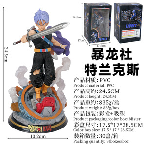 Statue LED Luminescente DBZ de 25 cm en PVC, Figurine d'Anime Dragon Ball Z Gotenks, Trunks Bejitto Vegito Vegeta <span class=keywords><strong>XENO</strong></span> - Product Image 2