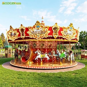Manège de luxe à 24 places, carrousel européen pour fête foraine et parc d'attractions - Product Image 1