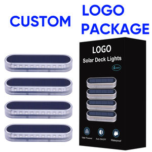 Lumières solaires extérieures d'escalier clôture cour paysage <span class=keywords><strong>lampe</strong></span> solaire étanche <span class=keywords><strong>LED</strong></span> étape pont applique murale - Product Image 5