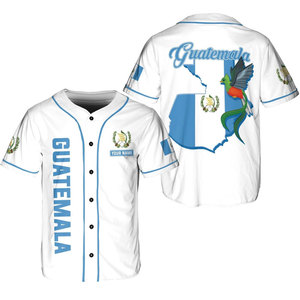 Label Kustom OEM Guatemala Meksiko AS Kaos Pendek Wanita Remaja Baju Olahraga Bernapas Crop Top Jersey Baseball - Product Image 5