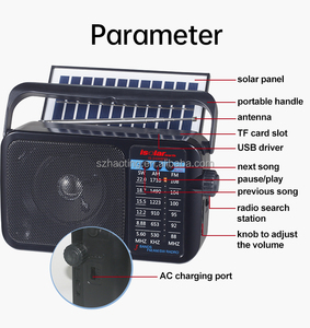 Speaker Portabel <span class=keywords><strong>Radio</strong></span> BT tenaga surya, <span class=keywords><strong>Radio</strong></span> darurat FM AM SW <span class=keywords><strong>Radio</strong></span> mobil - Product Image 5