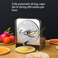 Machine à trancher les bananes et mandolines en promotion avec moteur, en acier inoxydable, outil de préparation de fruits et légumes haute performance