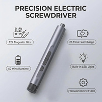 Ensemble de tournevis électrique miniature 127-en-1, professionnel, de précision, sans fil, 3,6 V, 5 Nm de couple, embouts magnétiques, moteur sans balais