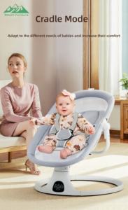 Fauteuil inclinable pour enfants Wayon MEGOP réglable avec auvent et décoration étoile lune, siège rose pour chambre d'enfant - Product Image 4