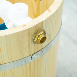 Alphasauna-juegos de Sauna de vapor de madera, Cubo de ducha montado en la pared - Product Image 3