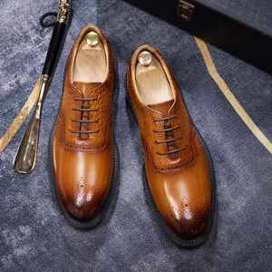 Fall New High Quality Men's Formal Other <b>Shoes</b> British Business Casual Party Handcrafted Lace-up Breathable <b>Height</b> <b>Increasing</b> - Product Image 4