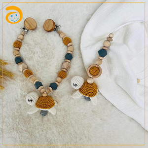 Cuna colgante música coche colgante muñeca carrito cadena chupete Clip nuevo bebé calmante Nibble mordida juguete mordedor chupete Clip - Product Image 4