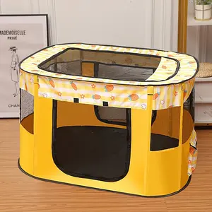 Jaula octogonal plegable para guardería de gatos transfronteriza, malla de red transpirable, valla de tela, suministros para mascotas, fábrica - Product Image 3