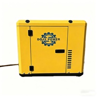 Générateur Diesel Silencieux 6/7/8KW 50/60Hz 12V Conception Fermée 220/380V Monophasé ATS AVR Unité Portable Maison Yacht Croisière Silencieux
