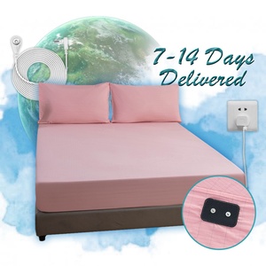 Sábana Ajustable Antibacteriana con Fibra de Plata al 5% y 95% Algodón Orgánico, 400 Hilos, Tamaño Queen, Ecológica, en Color Rosa para Uso Doméstico - Product Image 6