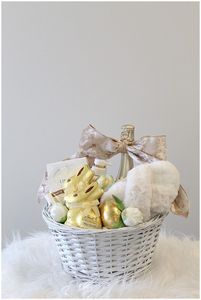 JIN PENG Maßgefertigter Natürlicher Weiden-Osterkorb mit Schleife für Süßigkeiten-Eiersuche Partydekoration - Product Image 3