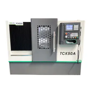 Cnc Metal Universal Torno Máquina TCK50A Metal Peças Processando Torno CNC Com Controle GSK Fanuc