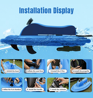 Jouet gonflable de bateau de flotteur motorisé électrique de piscine de jouet de l'eau d'été de jet ski