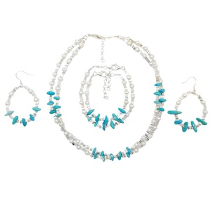 <span class=keywords><strong>Perles</strong></span> <span class=keywords><strong>précieuses</strong></span> avec ensemble de conformité turquoise naturelle Bracelet en argent S925 <span class=keywords><strong>Perles</strong></span> en argent en cadeau - Product Image 1