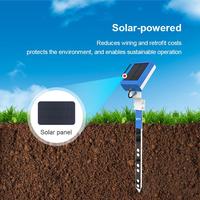 Capteur d'humidité du sol solaire pour ferme intelligente 30cm 40cm 50cm 60cm 70cm / Capteur de température / EC PH NPK avec connectivité IoT