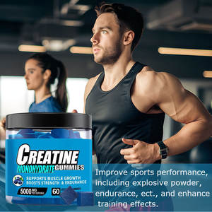 Gomitas de Creatina Veganas al Por Mayor de Fábrica, 5000mg, Suplemento para Entrenamiento de Fuerza y Recuperación Muscular, para Hombres y Mujeres - Product Image 3