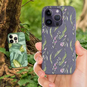 Buy Phone Cases In Stock Recycled Pla Eco Friendly Mobile Phone Cases Cover 100% Bio Degradable Biodegradable Case For Iphone 15 14 Pro Max 13