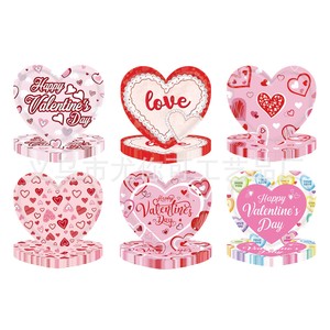 Platos de Papel en Forma de Corazón para el Día de San Valentín, 60-80 Piezas, Platos Gruesos Laminados para Cena y Postre, Decoraciones para Mesa de Fiesta - Product Image 1
